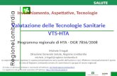 Valutazione delle Tecnologie Sanitarie VTS-HTA Michele Tringali Direzione Generale Salute, Regione Lombardia michele_tringali@regione.lombardia.it Le argomentazioni.