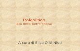 Paleolitico (Età della pietra antica) A cura di Elisa Oriti Niosi.