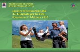 ARCIDIOCESI DI NAPOLI UFFICIO FAMIGLIA e VITA Incontro di preparazione alla 37 a Giornata per la Vita Domenica 1° febbraio 2015.