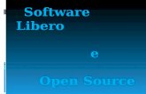 Software Libero e Open Source. Open Source Open Source è un termine inglese che significa sorgente aperto, e indica un programma per computer (software)