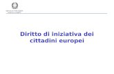 Agenzia per l’Italia Digitale Gestione ex-DigitPA Diritto di iniziativa dei cittadini europei.