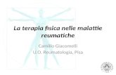 La terapia fisica nelle malattie reumatiche Camillo Giacomelli U.O. Reumatologia, Pisa