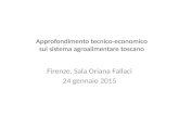 Approfondimento tecnico-economico sul sistema agroalimentare toscano Firenze, Sala Oriana Fallaci 24 gennaio 2015.