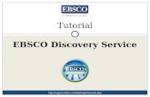 Tutorial EBSCO Discovery Service .