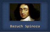 Baruch Spinoza. Biografia 1631. Nasce ad Amsterdam da una famiglia di origini spagnole e di cultura ebraica 1637-1651. Frequenta e studia presso la comunità.