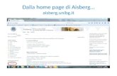 Dalla home page di Aisberg… aisberg.unibg.it. Login in Aisberg – utenti istituzionali.