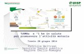 “SAMBa” e “1 km in salute” per promuovere l’attività motoria Trento 20 giugno 2014 Patrizia Beltrami Servizio Sanità pubblica Regione Emilia-Romagna.