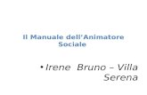 Il Manuale dell’Animatore Sociale Irene Bruno – Villa Serena.