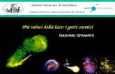 Pi¹ veloci della luce: i getti cosmici Gabriele Ghisellini
