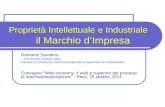 Proprietà Intellettuale e Industriale il Marchio d’Impresa Giovanni Savarino – Funzionario Direttivo della Camera di Commercio Industria Artigianato e.