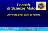 Facoltà di Scienze Motorie Università degli Studi di Verona.