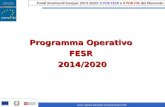 Fondi Strutturali Europei 2014-2020: il POR FESR e il POR FSE del Piemonte  Programma Operativo FESR2014/2020 .