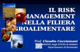 IL RISK MANAGEMENT NELLA FILIERA AGROALIMENTARE Prof. Claudio Cacciamani UNIVERSITA’ degli STUDI di PARMA Dipartimento di Economia.