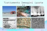 Trattamento Immagini (parte 1) L1-1 33. Obiettivi ➢ Metodi di base del trattamento delle immagini ➢ Immagini: matrici di punti rappresentati da valori.
