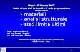 1 - materiali - analisi strutturale - stati limite ultimi Napoli, 10 Maggio 2007 Prof. ing. Piero Marro Dr. ing. Matteo Guiglia Dr. ing. Maurizio Taliano.