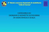CATEGORIA D2 DIORAMI E SCENETTE DI FIGURINI DI OGNI EPOCA E SCALA 9° Mostra concorso Nazionale di modellismo “Città di Verona”