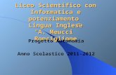 Liceo Scientifico con Informatica e potenziamento Lingua Inglese “A. Meucci” Ronciglione Progetto Autonomia Anno Scolastico 2011-2012.