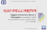 Commissione Nazionale Scuole di Alpinismo e Sci Alpinismo Servizio Valanghe Italiano USO DELL’ARTVA Aggiornamento Neve e Valanghe novembre 2009 Scuola.