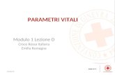 12/03/12 Modulo 1 Lezione D Croce Rossa Italiana Emilia Romagna PARAMETRI VITALI.