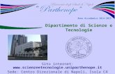Dipartimento di Scienze e Tecnologie Sito internet:  Sede: Centro Direzionale di Napoli, Isola C4 Anno Accademico.