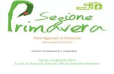 Piano Regionale di formazione Anno scolastico 2014/2015 Torino, 14 gennaio 2015 A cura di Donatella Gertosio /Maria Antonietta Nunnari Incontro di restituzione.