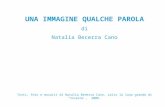 UNA IMMAGINE QUALCHE PAROLA di Natalia Becerra Cano Testi, foto e mosaici di Natalia Becerra Cano, salvo la luna grande di “Inverno”, 2006.