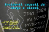 Incidenti causati da droga e alcool Classe III LT/AS ITAS “G. D'Annunzio” a.s. 2009/2010 Insegnante: Maria Elisabetta Loricchio.