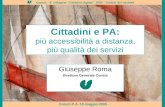 Censis 4° indagine “Cittadini digitali” 2005 - Sintesi dei risultati Forum P.A. 10 maggio 2005 Cittadini e PA: più accessibilità a distanza, più qualità.