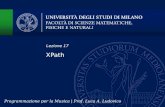 XPath Lezione 17 Programmazione per la Musica | Prof. Luca A. Ludovico.