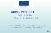 WORK-PROJECT del corso PON 6.1-2005-138 I.T.C. “ARMANDO DIAZ” in collaborazione con L’UNIVERSITA’ POPOLARE DI NAPOLI.