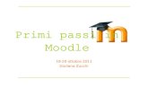 Primi passi in Moodle 19-20 ottobre 2011 Giuliana Zucchi.