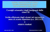 Anno scol. 2010 – 2011 Elaborazione Prof.ssa G. Spitali Istituto Comprensivo di Siziano Scuola Secondaria di I grado Anno scolastico 2010 2011 Consigli.