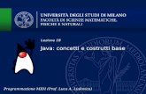 Java: concetti e costrutti base Lezione 18 Programmazione MIDI (Prof. Luca A. Ludovico)