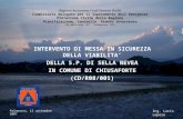 INTERVENTO DI MESSA IN SICUREZZA DELLA VIABILITA’ DELLA S.P. DI SELLA NEVEA IN COMUNE DI CHIUSAFORTE (CD/R08/001) Regione Autonoma Friuli Venezia Giulia.