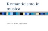 Romanticismo in musica Prof.ssa Anna Trombetta. Verter di J.Simon Mayr 1794 ca. Farsa in un atto tratta da “I dolori del giovane Werther” di Goethe e