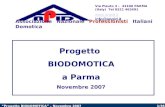 1/35 “Progetto BIODOMOTICA” – Novembre 2007 Progetto BIODOMOTICA a Parma Novembre 2007 Associazione Nazionale Professionisti Italiani Domotica .