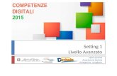 Setting 1 Livello Avanzato Dario Zucchini Associazione Dschola ITI Majorana - Grugliasco.