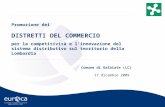 Www.eurca.com Comune di Galbiate (LC) 17 dicembre 2009 Promozione dei DISTRETTI DEL COMMERCIO per la competitività e l’innovazione del sistema distributivo.
