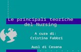Le principali teoriche del Nursing A cura di: Cristina Fabbri Ausl di Cesena.