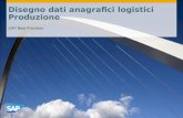 Disegno dati anagrafici logistici Produzione SAP Best Practices