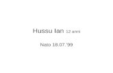 Hussu Ian 12 anni Nato 18.07.’99. Dermatite atopica dai primi mesi Prick positività marcata all’albume Attua da subito profilassi verso gli acari Verso.