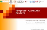 Progetto Alzheimer Mantova Finanziatore FONDAZIONE CARIVERONA Project leader MAURIZIO CARISTIA Triennio 2008-2010.