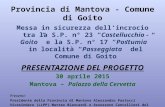 Provincia di Mantova - Comune di Goito Messa in sicurezza dell’incrocio tra la S.P. n° 23 “Castellucchio - Goito” e la S.P. n° 17 “Postumia” in località.
