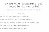 SN1987A e proprietà del segnale di neutrini Maria Laura Costantini, Università dell’Aquila Abstract: Generalità sul collasso gravitazionale Emissione di.