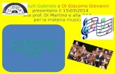 Maggiulli Gabriele e Di Giacomo Giovanni presentano il 15\03\2014 alla prof. Di Martino e alla 2^A per la materia musica LE FORMAZIONI MUSICALI E LA VOCE.
