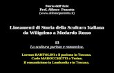Lineamenti di Storia della Scultura Italiana da Wiligelmo a Medardo Rosso 13 La scultura purista e romantica. Lorenzo BARTOLINI e il purismo in Toscana.