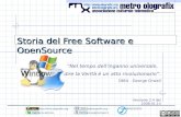 Dott. Loris D’Emilio Storia del Free Software e OpenSource Versione 2.4 del 2008.01.15  loris@olografix.org +393483530378 loris.demilio.