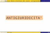 Diritto penale I Analisi della struttura del reato: antigiuridicità Lucia Turchi 1/31 1/32 ANTIGIURIDICITA’