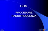 CDS PROCEDURE RADIOFREQUENZA. ACCESSO tramite credenziali.