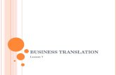 BUSINESS TRANSLATION Lesson 7. Registered Office Head Office.